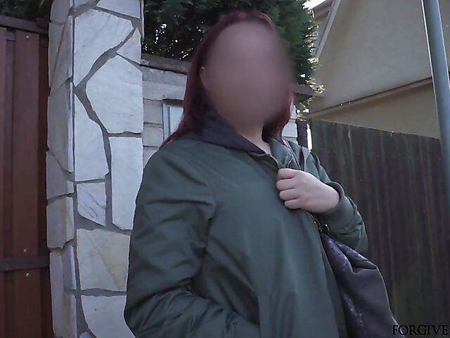 Skirt fuck with a naive redhead slut getting tricked into sex by the fake priest