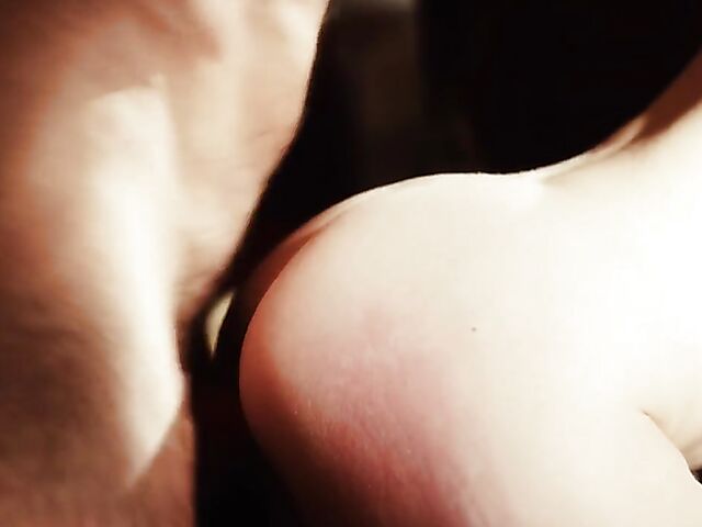 Hot sex in stockings in the dark of the room with Evelyn Claire