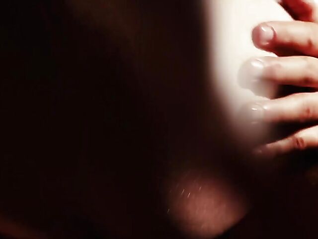 Hot sex in stockings in the dark of the room with Evelyn Claire