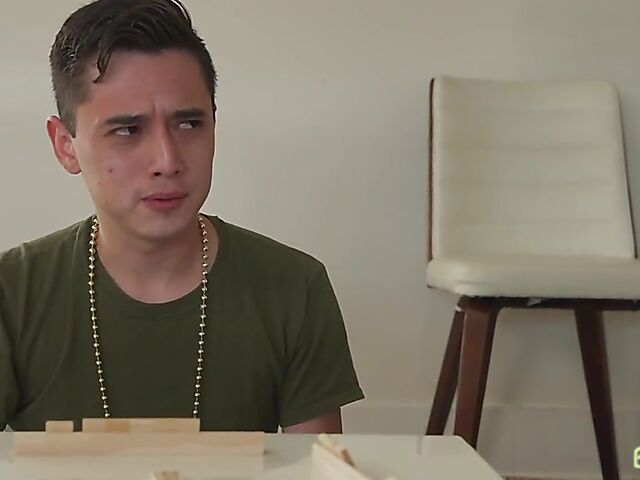 Two girls one guy small tits threesome with Liz Jordan and Paige Owens