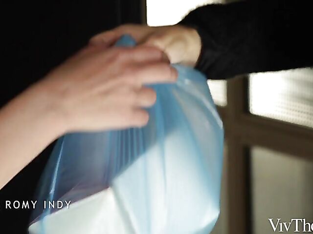 Passionate lesbian pussy licking with Romy Indy and Marie Berger