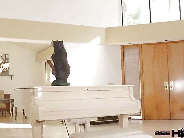 Female friendly MMF threesome and double vaginal with Air Thugger, James Angel and Valerica Steele