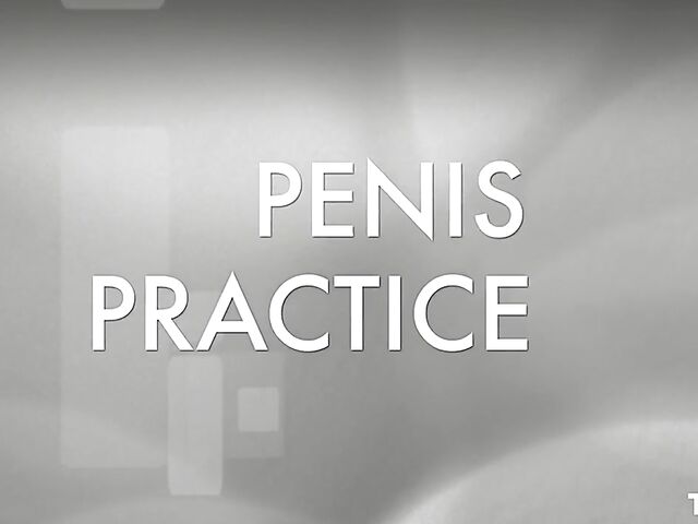 Strapon solo with Antonia Sainz fucking a watermelon