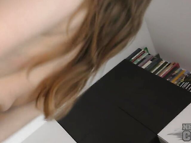 Amateur strip dance and dildo masturbation to music with Russian babe Lika