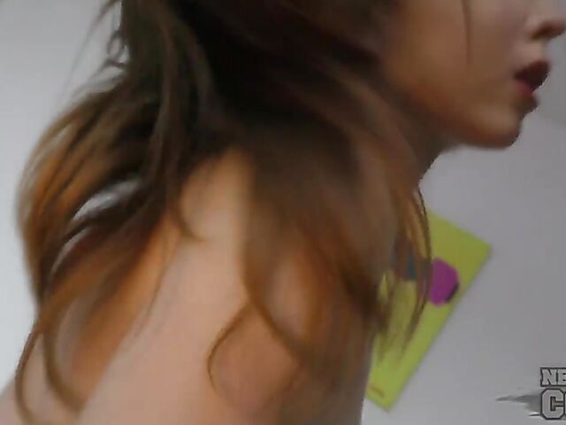 Amateur strip dance and dildo masturbation to music with Russian babe Lika