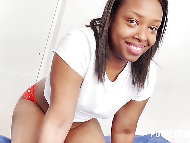 Ebony girl Paris is back to fuck Torber for the camera one more time