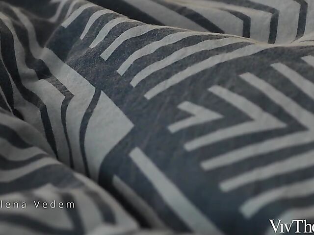 Lesbian babes Angelika Grays and Elena Vedem are horny in the morning