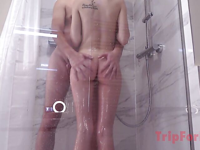 Bathroom sex and shower with Hungarian girl Tiffany Tatum