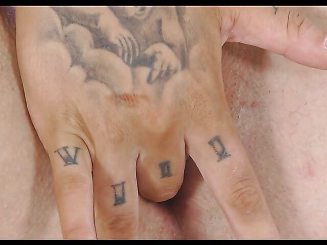 Legs spread panties masturbation with Kendall Kay