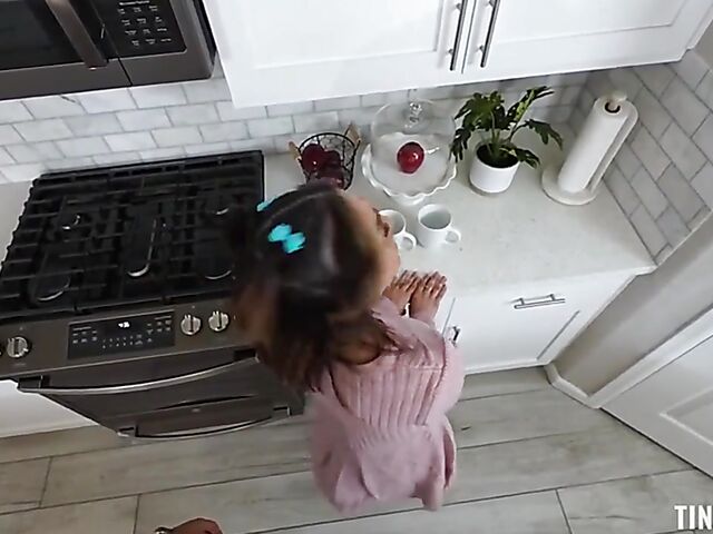 POV petite latina Vanessa Moon fingered and fucked