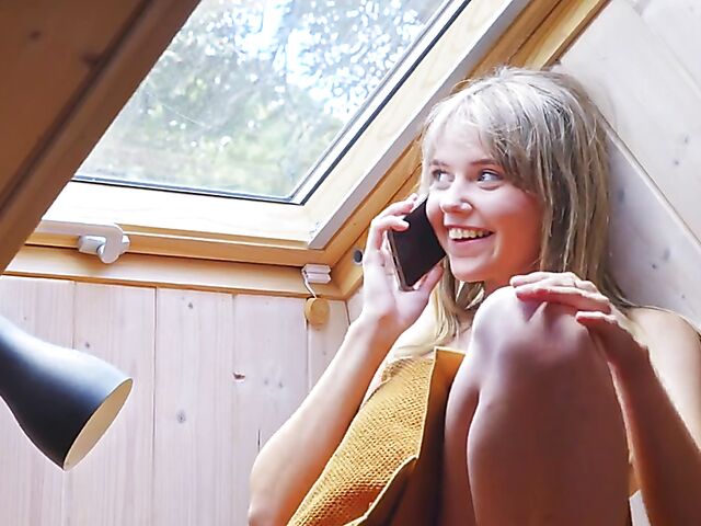 Cute teen solo with playful Marciana from MetArt