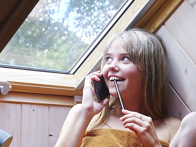 Cute teen solo with playful Marciana from MetArt