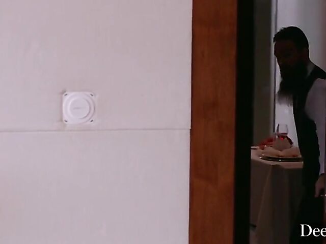 Classy milfs Maitland Ward and Kayden Kross want an interracial threesome with submissive Troy Francisco