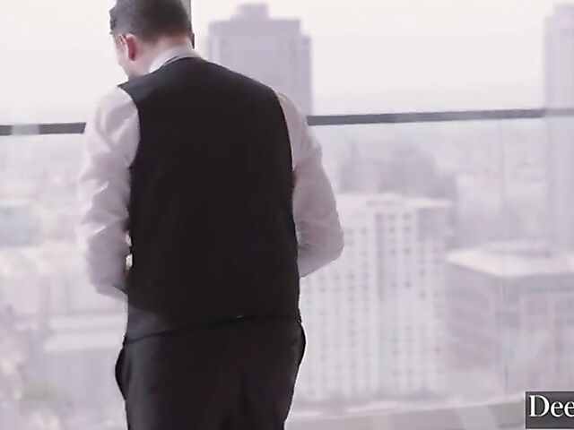 Classy milfs Maitland Ward and Kayden Kross want an interracial threesome with submissive Troy Francisco