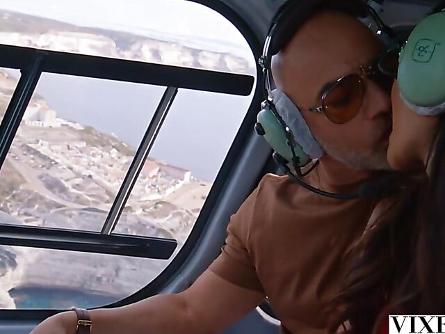 Vacation sex with big tits asian babe Rae Lil Black in Corsica