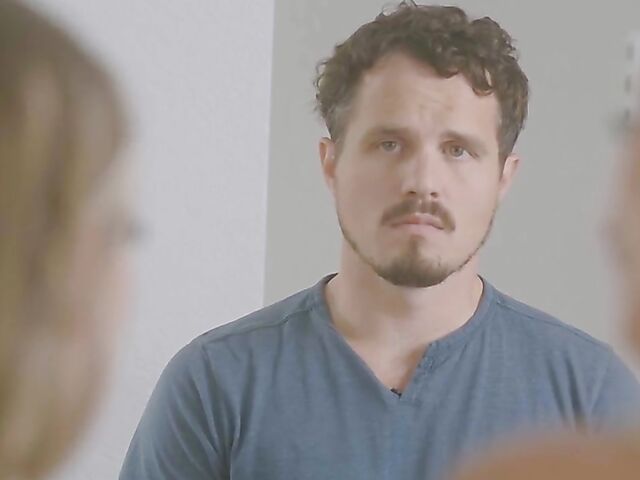 Two girls one guy seduction with Kyler Quinn and Anna Claire Clouds