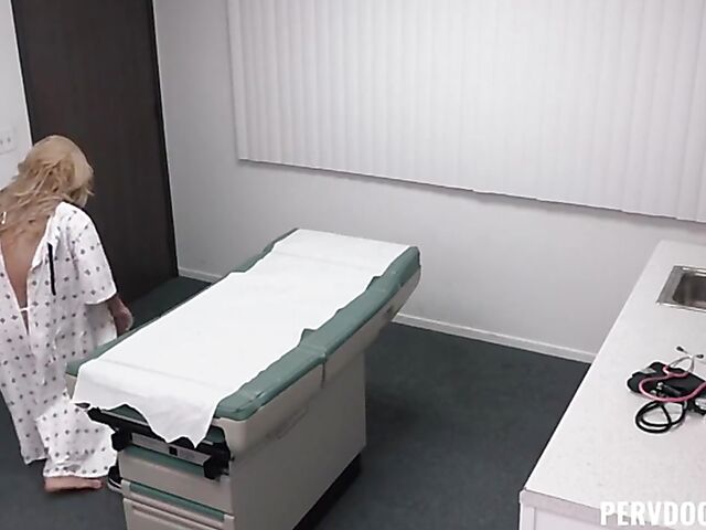 Doctor threesome after pussy exam with Destiny Cruz and Rory Knox