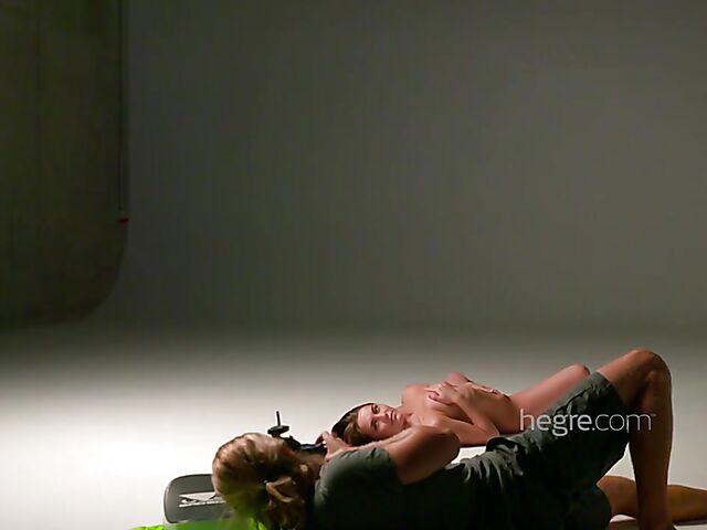 Big boobs model Adriana nude art photoshoot behind the scenes