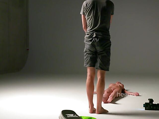 Big boobs model Adriana nude art photoshoot behind the scenes