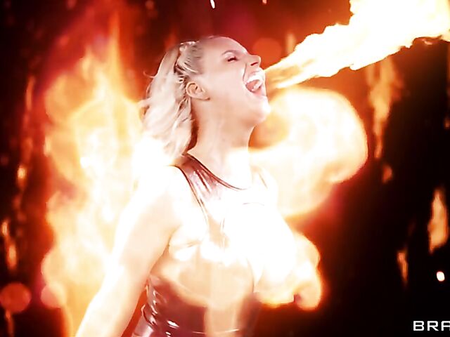 Hot Phoenix Marie anal latex boots session