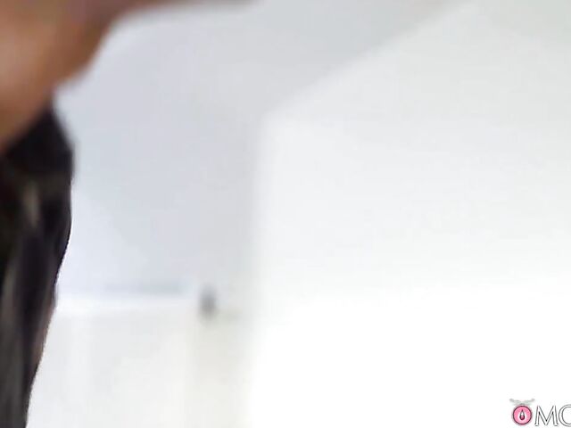 Big tits MILF tutor with glasses Dominno makes him lose control