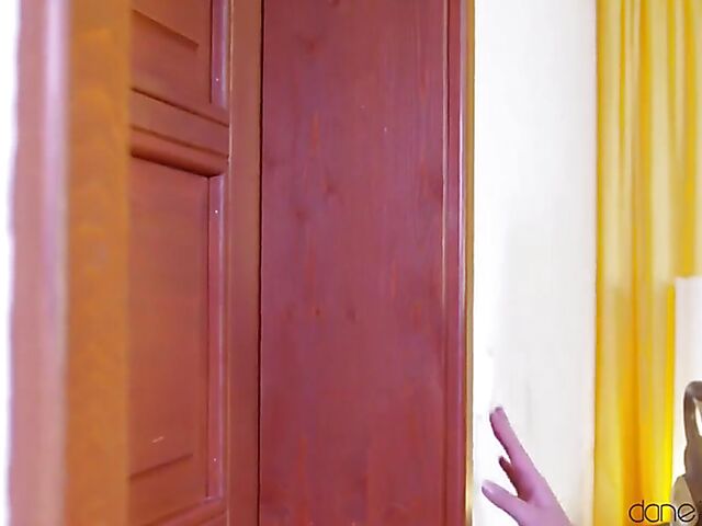 Cheating girlfriend Paula Shy gets pounded behind her boyfriend's back