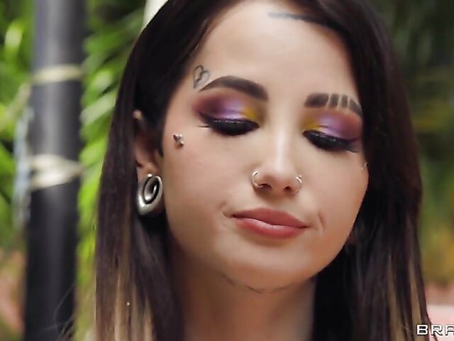 Squirt on cock again and again with tattooed teen alt girl Valerica Steele