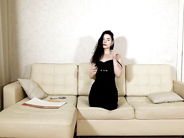 Pale brunette teen Jenny Doe is a young artist who loves masturbating for the camera