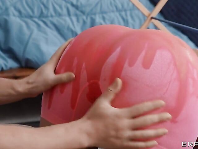 Stuck big ass MILF anal fucked featuring Mellanie Monroe