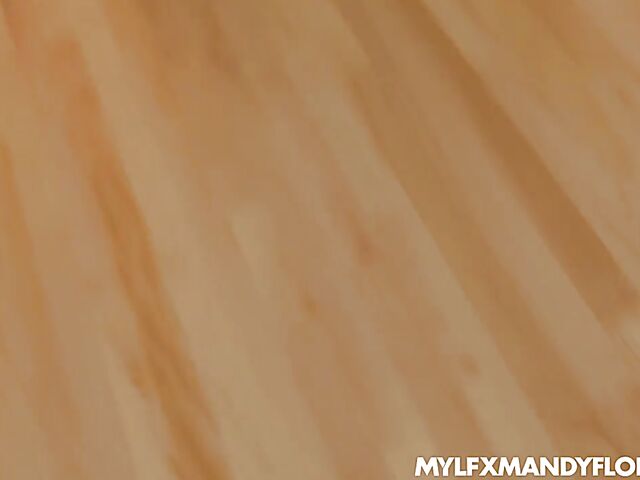 Pretty MILF anal POV with slim Mandy Flores