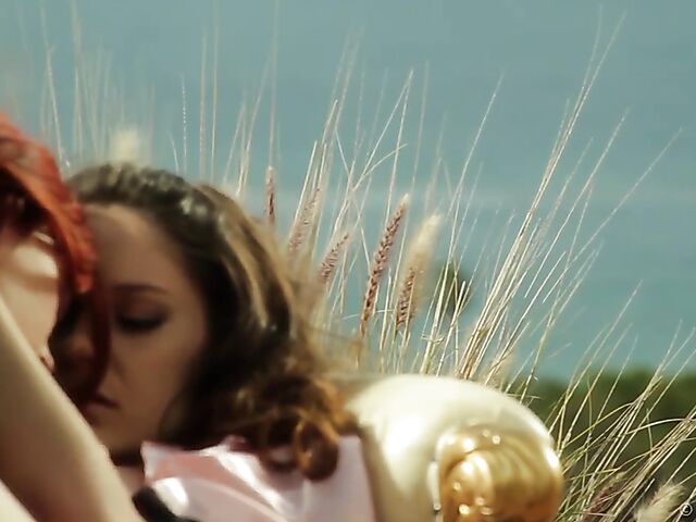 Elle Alexandra - Redhead lesbian memories and masturbation