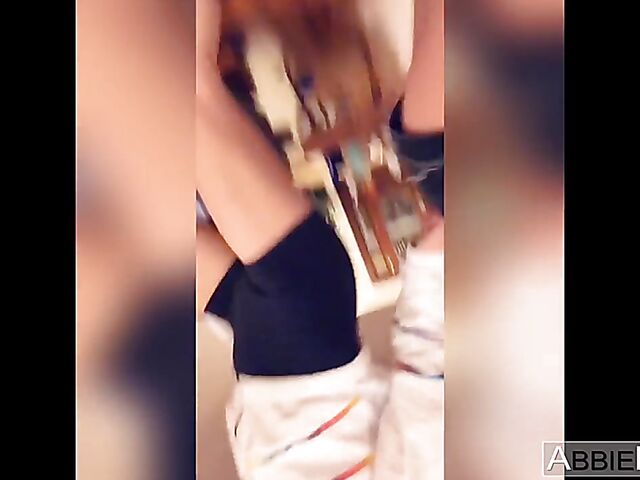 Riley Reid lesbian homemade video with Abbie Maley