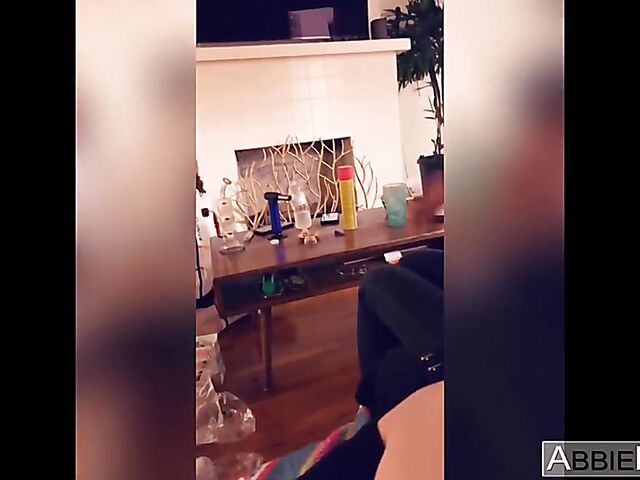 Riley Reid lesbian homemade video with Abbie Maley