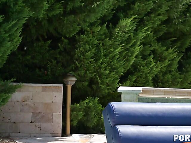 Big tits redhead interracial DP on vacation with gorgeous Kiara Lord