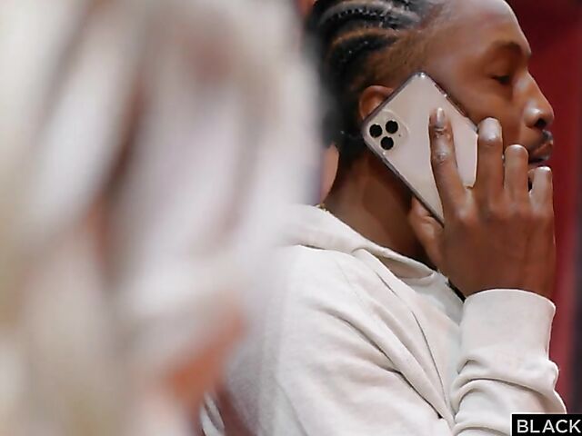 Blacked blonde Scarlett Hampton gets a nice piece of meat