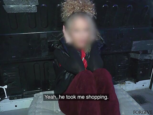 Pickup fuck with a naive slut begging for forgiveness