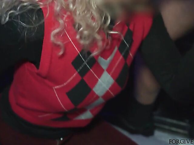 Pickup fuck with a naive slut begging for forgiveness