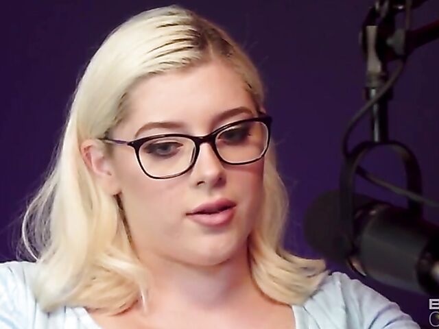 Blonde with glasses interracial sex on air with Gia OhMy