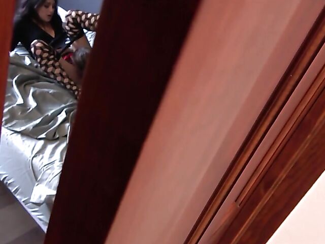 Two girls POV fucked in mini skirts featuring Bailey Base and Sofie Reyez