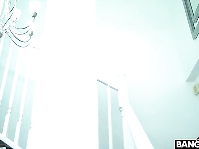 Big tits big ass blonde Kate Dee flaunts her assets and fucks a lucky dude