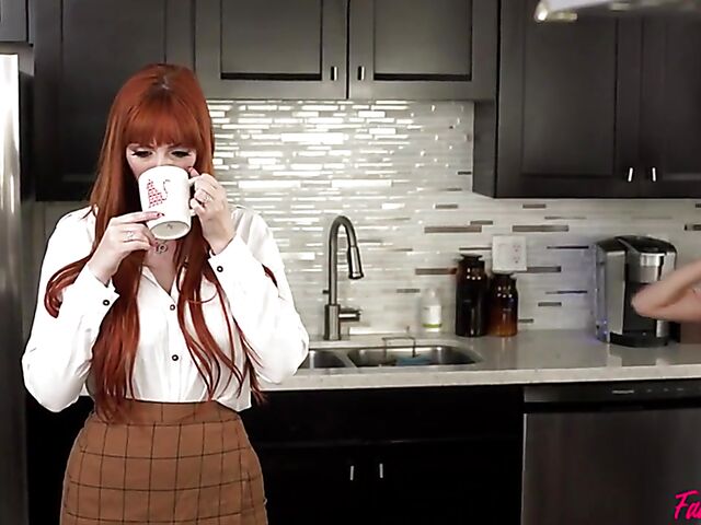 MILF teen family 4some fantasy with Lauren Phillips and Lulu Chu