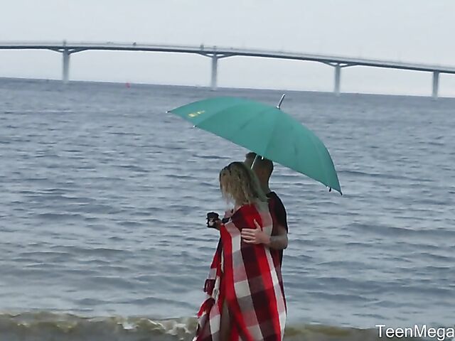 Iris Kiss - Russian anal lovers do it on a rainy day