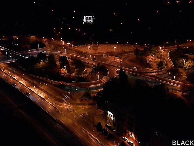 Blacked interracial threesome after dark with bisexual white babes Sonya Blaze and Sybil