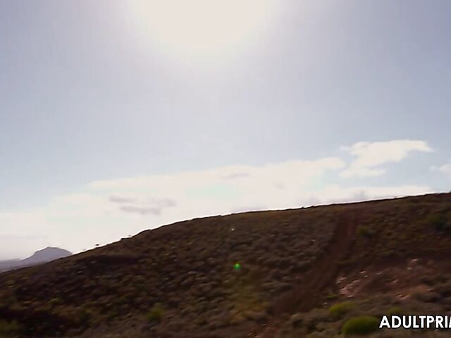 Mea Melone & Nomi - Outdoor threesome with a half-alive