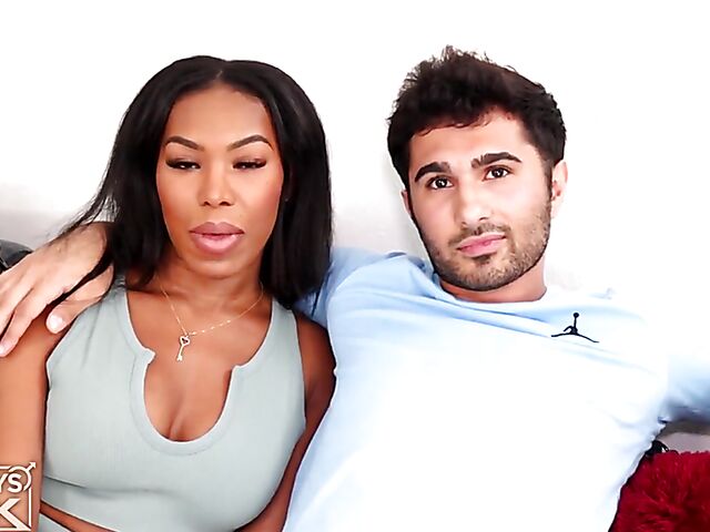 Sexy interracial couple Zane Walker and Nadia Jay