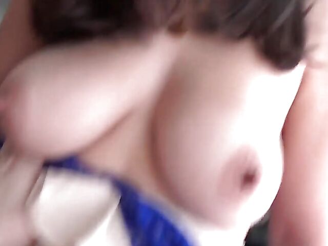 POV latina with big natural tits Gabriela Lopez sucks and fucks in the morning