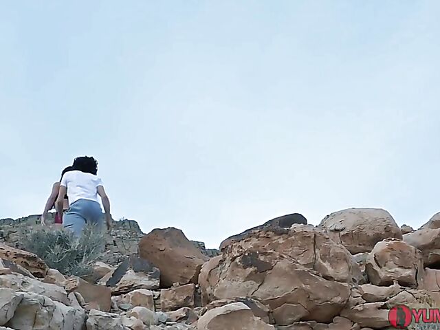 Sofie Marie - Hiking MILF outdoor fuck session with a lucky dude