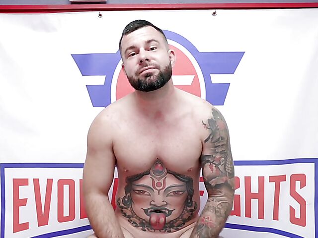 Mixed wrestling fuck and creampie with Valentina Bellucci and Vince Bellucci