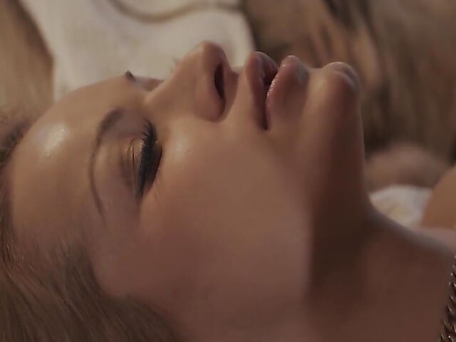 Wintertime slow and sensual sex in a cozy hut with Cherry Kiss