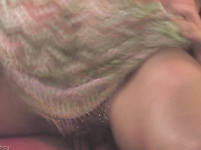 Blonde pornstar Aurora Snow and a long-haired man have a good time